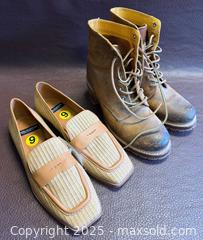 MaxSold Auction: NEW ANGEL ALARCON Loafers &#38; Pre-owned Women&#39;s Frye Lace Ankle Boots - Toronto (Ontario, Canada) PARTNER MANAGED Reseller Online Auction - Queen Street West