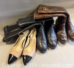 MaxSold Auction: Pre-owned Italian Amalfi by Rangoni Burgundy Slingback Leather Kitten Heels, Pre-owned Born Riding Boots & More - Toronto (Ontario, Canada) PARTNER MANAGED Reseller Online Auction - Queen Street West