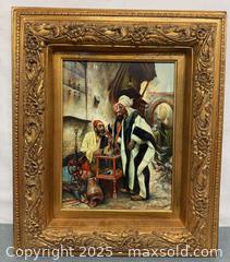 MaxSold Auction: Vintage Framed Reproduction Artwork (Carpet Merchants By Charles Wilda) - Toronto (Ontario, Canada) PARTNER MANAGED Reseller Online Auction - Queen Street West