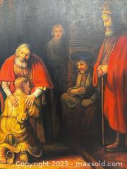MaxSold Auction: Vintage Framed Reproduction Artwork on Canvas (The Return of the Prodigal Son By Rembrandt) with COA - Toronto (Ontario, Canada) PARTNER MANAGED Reseller Online Auction - Queen Street West