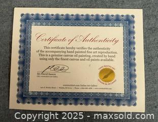 MaxSold Auction: Vintage Framed Reproduction Artwork on Canvas (The Return of the Prodigal Son By Rembrandt) with COA - Toronto (Ontario, Canada) PARTNER MANAGED Reseller Online Auction - Queen Street West