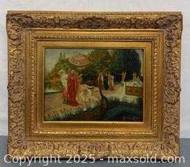 MaxSold Auction: Vintage Framed Textured Print (Artwork By N. Henry Bingham) - Toronto (Ontario, Canada) PARTNER MANAGED Reseller Online Auction - Queen Street West