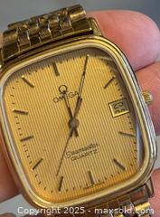 MaxSold Auction: Vintage Omega Seamaster Tank Quartz Date in Working Condition  - Toronto (Ontario, Canada) PARTNER MANAGED Reseller Online Auction - Queen Street West