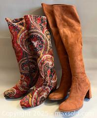 MaxSold Auction: Vintage Pre-owned DIBA Knee-High Boots &#38; Pre-owned Marc Fisher Over-the-Knee Boots  - Toronto (Ontario, Canada) PARTNER MANAGED Reseller Online Auction - Queen Street West