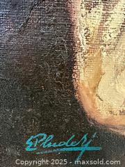 MaxSold Auction: Vintage Signed Original Painting on Canvas By Ernani Pluderi - Toronto (Ontario, Canada) PARTNER MANAGED Reseller Online Auction - Queen Street West