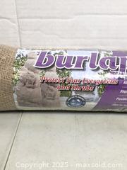 MaxSold Auction: 20" x 50' Roll of Burlap, with Easy Wrap Handles - Brampton (Ontario, Canada) SELLER MANAGED Commercial Liquidation Online Auction - Strathearn Avenue