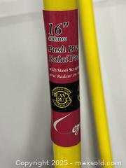 MaxSold Auction: 2 Pcs 16” Push Broom Stick  - Brampton (Ontario, Canada) SELLER MANAGED Commercial Liquidation Online Auction - Strathearn Avenue
