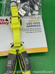MaxSold Auction: 3 Pcs Boots & Barkley Light Up Small, LED Dog. Adjust to fit your dog or expand to fit you - Brampton (Ontario, Canada) SELLER MANAGED Commercial Liquidation Online Auction - Strathearn Avenue