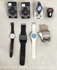 MaxSold Auction: 8 Pcs Assorted Watches (May Need Battery)  - Brampton (Ontario, Canada) SELLER MANAGED Commercial Liquidation Online Auction - Strathearn Avenue