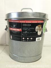 MaxSold Auction: Behrens 6 Gallon Galvanized Multi-use Locking Lid Can - Brampton (Ontario, Canada) SELLER MANAGED Commercial Liquidation Online Auction - Strathearn Avenue