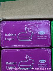 MaxSold Auction: Box of 24Pks of 20pcs Animal Paper Clips - Brampton (Ontario, Canada) SELLER MANAGED Commercial Liquidation Online Auction - Strathearn Avenue