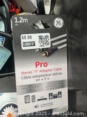 MaxSold Auction: Content of the Bin ( HDMI , Optical Cable Lightening Adapter and More ) as Pictured - Brampton (Ontario, Canada) SELLER MANAGED Commercial Liquidation Online Auction - Strathearn Avenue