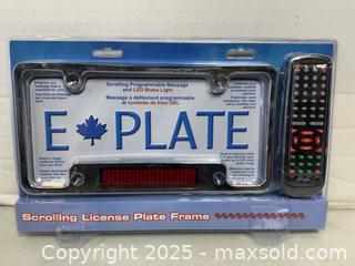 MaxSold Auction: E Plate Scrolling License Plate Frame - Brampton (Ontario, Canada) SELLER MANAGED Commercial Liquidation Online Auction - Strathearn Avenue