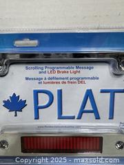 MaxSold Auction: E Plate Scrolling License Plate Frame - Brampton (Ontario, Canada) SELLER MANAGED Commercial Liquidation Online Auction - Strathearn Avenue