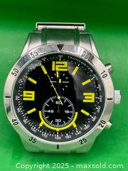 MaxSold Auction: Large Face Men Fashion Watch with Glow in the dark features  - Brampton (Ontario, Canada) SELLER MANAGED Commercial Liquidation Online Auction - Strathearn Avenue
