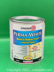 MaxSold Auction: Zinsser Perma White Mould &#38; Mildew Interior Paint White Semi Gloss - Brampton (Ontario, Canada) SELLER MANAGED Commercial Liquidation Online Auction - Strathearn Avenue
