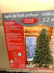 MaxSold Auction: Artificial Pre-Lit Christmas Tree, 7.5 ft, Multi-Color LEDs - Markham (Ontario, Canada) PARTNER MANAGED Downsizing Online Auction - Mccowan Road (STORAGE)
