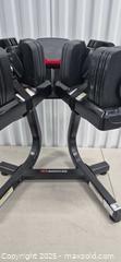 MaxSold Auction: Bowflex SelectTech Adjustable Dumbbells with Stand (Pair) - Markham (Ontario, Canada) PARTNER MANAGED Downsizing Online Auction - Mccowan Road (STORAGE)