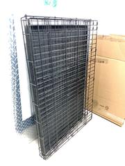 MaxSold Auction: Folding Wire Dog Crate 43" x 28" Black - Markham (Ontario, Canada) PARTNER MANAGED Downsizing Online Auction - Mccowan Road (STORAGE)