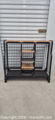 MaxSold Auction: Golf Bag Wire Grid Shelf Unit, Black with Wood Shelves - Markham (Ontario, Canada) PARTNER MANAGED Downsizing Online Auction - Mccowan Road (STORAGE)