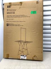 MaxSold Auction: Greenway GFR1211SS Stainless Steel Foldable Clothes Drying Rack - Markham (Ontario, Canada) PARTNER MANAGED Downsizing Online Auction - Mccowan Road (STORAGE)