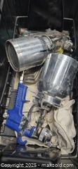 MaxSold Auction: HVLP / Gravity-Feed Spray Tools Lot with Toolbox - Markham (Ontario, Canada) PARTNER MANAGED Downsizing Online Auction - Mccowan Road (STORAGE)