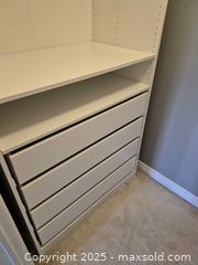 MaxSold Auction: IKEA PAX Closet Organizer Wardrobe Unit with 4 Drawers, White - Lot 2 of 6 - Markham (Ontario, Canada) PARTNER MANAGED Downsizing Online Auction - Mccowan Road (STORAGE)