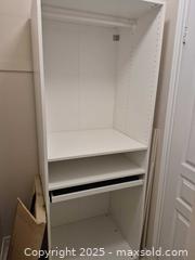 MaxSold Auction: IKEA PAX White Laminate Tall Closet Wardrobe Organizer - Lot 5 of 6 - Markham (Ontario, Canada) PARTNER MANAGED Downsizing Online Auction - Mccowan Road (STORAGE)