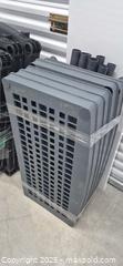 MaxSold Auction: Lot of 3 Dark Grey Plastic 5-Tier Shelving Units, 36" x 16" x 72" - Markham (Ontario, Canada) PARTNER MANAGED Downsizing Online Auction - Mccowan Road (STORAGE)