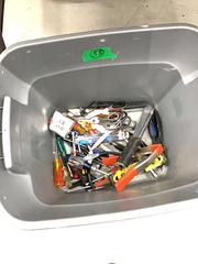 MaxSold Auction: Lot of Miscellaneous Hand Tools & Hardware in Gray Tote - Markham (Ontario, Canada) PARTNER MANAGED Downsizing Online Auction - Mccowan Road (STORAGE)