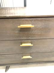 MaxSold Auction: Mid-Century Modern 6-Drawer Dresser / Long Chest, Dark Brown - Markham (Ontario, Canada) PARTNER MANAGED Downsizing Online Auction - Mccowan Road (STORAGE)