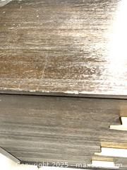 MaxSold Auction: Mid-Century Modern 6-Drawer Dresser / Long Chest, Dark Brown - Markham (Ontario, Canada) PARTNER MANAGED Downsizing Online Auction - Mccowan Road (STORAGE)