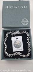MaxSold Auction: New NIC & SYD Tennis-Style Bracelet with Swarovski Crystals - Markham (Ontario, Canada) PARTNER MANAGED Downsizing Online Auction - Mccowan Road (STORAGE)