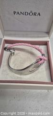 MaxSold Auction: Pandora Braided Leather Charm Bracelet with Stainless Steel Cuff - Markham (Ontario, Canada) PARTNER MANAGED Downsizing Online Auction - Mccowan Road (STORAGE)
