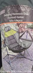 MaxSold Auction: RIO Swinging Hammock Chair with Stand, Green/Dark Gray - Markham (Ontario, Canada) PARTNER MANAGED Downsizing Online Auction - Mccowan Road (STORAGE)