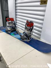 MaxSold Auction: Salomon 157 cm Snowboard with Bindings and DC Boots US 10 - Markham (Ontario, Canada) PARTNER MANAGED Downsizing Online Auction - Mccowan Road (STORAGE)