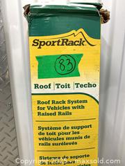MaxSold Auction: SportRack SR1009 Roof Rack System for Vehicles with Raised Rails - Markham (Ontario, Canada) PARTNER MANAGED Downsizing Online Auction - Mccowan Road (STORAGE)