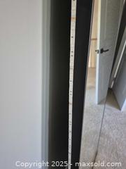 MaxSold Auction: Structube Full-Length Leaning Mirror 75 x 28 in Black Metal Frame - Markham (Ontario, Canada) PARTNER MANAGED Downsizing Online Auction - Mccowan Road (STORAGE)