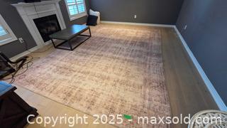 MaxSold Auction: Wayfair 10' x 14' Distressed Vintage Oriental Area Rug, Polypropylene - Markham (Ontario, Canada) PARTNER MANAGED Downsizing Online Auction - Mccowan Road (STORAGE)