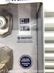MaxSold Auction: Weiser Elements (SmartKey) Exterior Entry Handle Set with Deadbolt - Markham (Ontario, Canada) PARTNER MANAGED Downsizing Online Auction - Mccowan Road (STORAGE)
