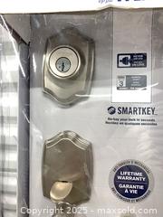 MaxSold Auction: Weiser Elements (SmartKey) Exterior Entry Handle Set with Deadbolt - Markham (Ontario, Canada) PARTNER MANAGED Downsizing Online Auction - Mccowan Road (STORAGE)