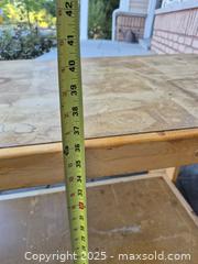 MaxSold Auction: Workbench / Utility Table with Wood Top and Casters Lot 2 of 2 - Markham (Ontario, Canada) PARTNER MANAGED Downsizing Online Auction - Mccowan Road (STORAGE)
