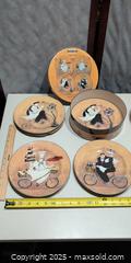 MaxSold Auction: 2 Boxed Sets of Four Salad Plates and Cheese Serving Set  - Warwick (Rhode Island, USA) SELLER MANAGED Reseller Online Auction - Warwick Avenue