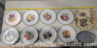 MaxSold Auction: 8 piece Eschenbach Bavaria Fruit Motif Porcelain Set, Two Decorative Trays - Warwick (Rhode Island, USA) SELLER MANAGED Reseller Online Auction - Warwick Avenue