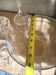 MaxSold Auction: Assorted Clear Glassware Lot — Punch and Serving Pieces - Warwick (Rhode Island, USA) SELLER MANAGED Reseller Online Auction - Warwick Avenue