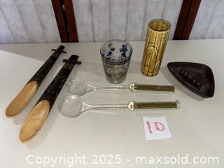 MaxSold Auction: Assorted Home Decor & Kitchen Utensils - Tiki & Mid-Century - Warwick (Rhode Island, USA) SELLER MANAGED Reseller Online Auction - Warwick Avenue