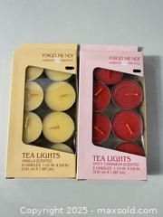 MaxSold Auction: Assorted Tea Light Candle Lot with Ceramic Holder - Warwick (Rhode Island, USA) SELLER MANAGED Reseller Online Auction - Warwick Avenue