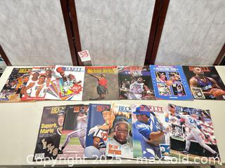 MaxSold Auction: Beckett Sports Magazine Lot — 13 Mid/Early 1990s Issues - Warwick (Rhode Island, USA) SELLER MANAGED Reseller Online Auction - Warwick Avenue