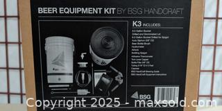 MaxSold Auction: BSG HandCraft K3 Homebrewing Beer Equipment Kit, 6.5 gal - Warwick (Rhode Island, USA) SELLER MANAGED Reseller Online Auction - Warwick Avenue
