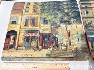 MaxSold Auction: Cast Iron Press (Waffle/Pizzelle) and Placemats and Cutting Utensil Set - Warwick (Rhode Island, USA) SELLER MANAGED Reseller Online Auction - Warwick Avenue